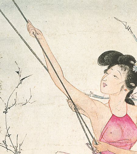 周至县-胡也佛的仕女画和最知名的金瓶梅秘戏图